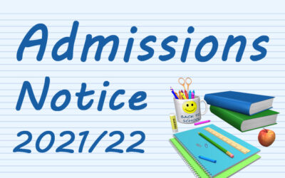 Annual Admission Notice 2021/2022